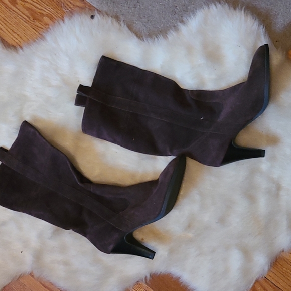 Midcalf brown suede boots - Picture 2 of 3